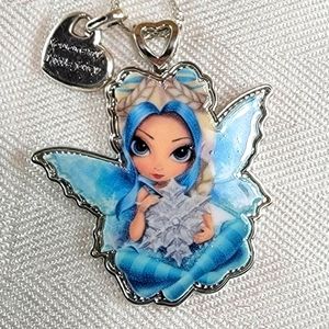 Silver Fairy Pendant Necklace